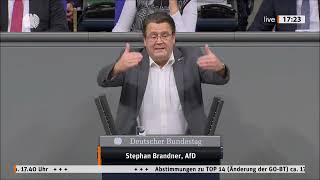 Der Parteilose * Bundestag 15.12.2022 * Änderung der GO-BT * Stephan Brandner AfD