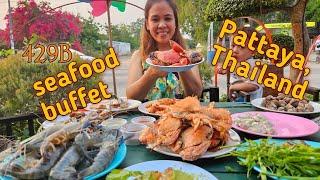 Seafood buffet in Thailand. No time limit for only 429baht