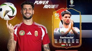  HE ACTUALLY FEELS LIKE A REAL 95! EURO 24 CARD " SZOBOSZLAI " COMPLETE PLAYER REVIEW IN FC24