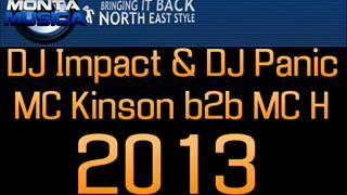 DJ Impact & DJ Panic - MC Kinson b2b MC H - NE Makina 2013