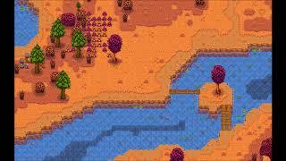 Stardew Valley - Autumn Forest Ambiance (birds, leaves, white noise)