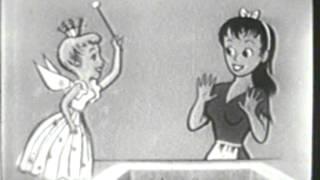 Vintage Old 1950's Bab O Cleaner Animated Cinderella Commercial