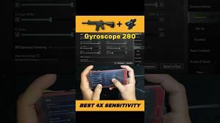  4X Zero Recoil sensitivity | 4x no Recoil Spray | 4x Zero Recoil Sensitivity with Gyroscope