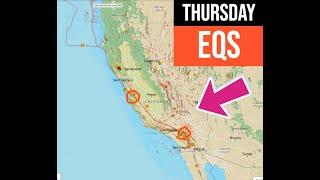 California Earthquake activity on the San Andreas. Latest space weather activity. 5/29/2025
