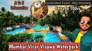 Visava WaterPark & Beach Resort | Virar Best Waterpark | Entry in 650 with unlimited Veg NonVeg food