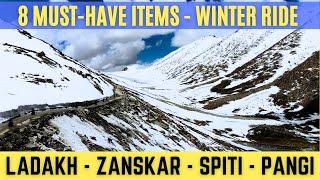 Winter Bike Ride in Spiti or Ladakh? Pack These 8 Essentials FIRST!