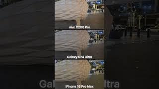 Vivo X200 Pro vs Galaxy S24 Ultra vs iPhone 16 Pro Max Camera Test