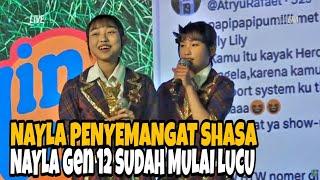 Funny!! Nayla cheers up Shasa JKT48 Nayla gen 12 It's starting to get funny