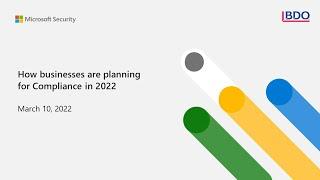 How businesses are planning for compliance in 2022 webinar