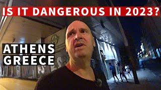 Is Athens Greece Dangerous in 2023? Midnight Walk Around Omonia