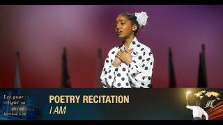 Poetry Recitation, "I Am" - ISC 2019