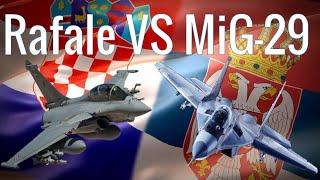 Rafal F3R protiv MiG-29SM - Comparison Croatian Rafale F3R VS Serbian MiG-29SM