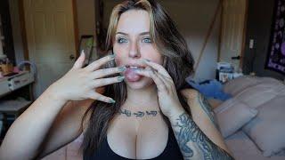 ASMR- Spit Painting, Mouth Sounds, Hand Movements & Teeth Tapping!!