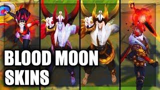 All New Blood Moon Skins Spotlight Pyke, Prestige Aatrox, Sivir (League of Legends)