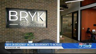 Rochester EDA OKs an increase in income requirements for "Bryk on Broadway" apartments