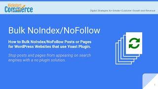 How to Bulk NoIndex/NoFollow Posts or Pages in WordPress (No Plugin)