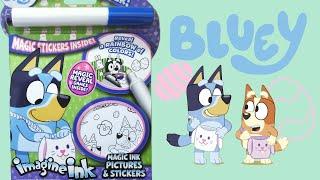 Bluey Easter Imagine Ink Coloring Book | Fun EASTER ACTIVITIES and COLORING with Mess Free Marker