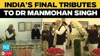 Live: India Pays Tributes To Manmohan Singh | PM Modi, Senior Leaders Pay Last Respects