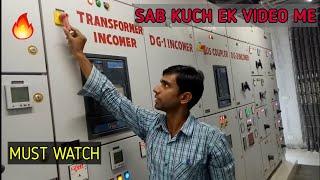 Electrical panel working  3phase with  3 source| Hindi | Electrical | Switchgear | #electrical