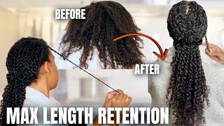 Mini Twist on Natural Hair! (no added hair) MAXIMUM LENGTH RETENTION!