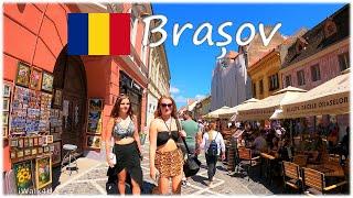  Brașov Romania Walk 4K Transylvania   4K Walking Tour ️  (Sunny Day)