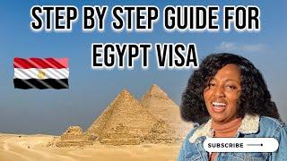 How to Get/ Apply for an Egypt Visa | With a Nigerian Passport From UK/USA/CANADA #visa #egypt #vlog