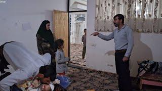 ️ Tears from the Sky  The Collapse of Zeinab's Hut  A Story of Struggle and Hope