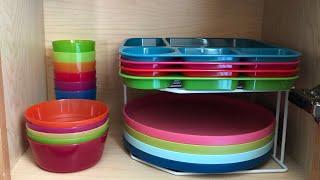 Kids Plate and Utensil Organization