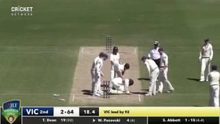 Sean Abbott Bouncer Strucks Will Pucovski in Sheffield Shield