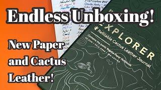 Endless Stationery Unboxing: Regalia Paper and the Explorer in Cactus Leather!