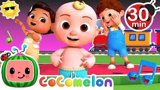 Train Song, Belly Button Dance & More! | Dance Party Medley | CoComelon Nursery Rhymes & Kids Songs