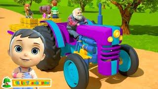 Roda Pada Traktor Sajak Kartun + Lebih Banyak Lagi Lagu Animasi Untuk Anak-Anak