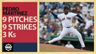 Pedro Martinez throws IMMACULATE INNING TO START THE GAME! (Strikes out Ichiro, McLemore, Sierra)