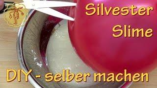 Slime: Silvester-Slime mit Glitzer-Luftballon