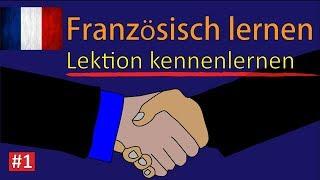 Französisch lernen für Anfänger | Lektion kennenlernen und begrüßen #1 | Französisch-Vokabeln  ️