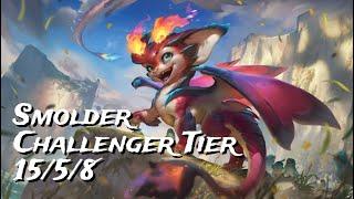 League of Legends: Challenger Smolder vs Galio Mid 15/5/8 | Pro Gameplay 