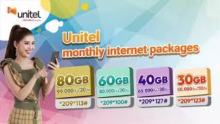 Unitel monthly internet packages