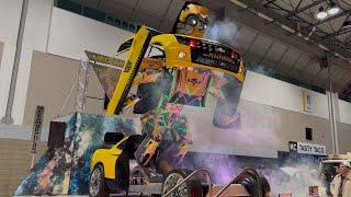 Transformers: Megamorph Transforming Robot Car at Kansas City World of Wheels (4K 60fps HDR)