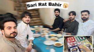 Sari Rat Bahar Subha Nashta Kar ky Ghar Chaly Gae #funny #nightoutwithfriends #foryou #foryoupage