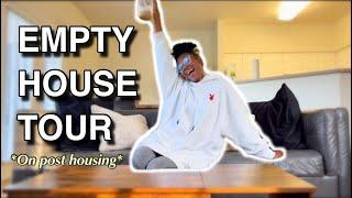 EMPTY *army post* HOUSE TOUR!!!! + ANNOUNCING THE STATE WE MOVED TO !!!!