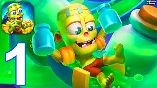 Idle Zombie Miner: Gold Tycoon - Gameplay Walkthrough Part 1 Zombie Mine Dig Deep (iOS,Android)