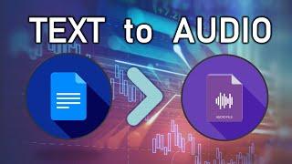 HOW TO SAVE ANY TEXT AS AUDIO FILE (.mp3)