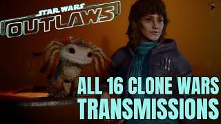 All 16 Clone Wars Era Transmissions in Star Wars Outlaws