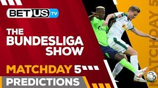 Bundesliga Picks Matchday 5 | Bundesliga Odds, Soccer Predictions & Free Tips