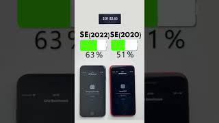 iPhone SE (2022) vs. iPhone SE (2020) Battery Test Subscribe for more￼ 