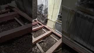 Демонтаж пола, вопрос для подписчиков. #ремонт #демонтаж