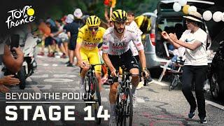 Tadej Pogacar, UAE Team Emirates tactical in Stage 14 win | Beyond the Podium | NBC Sports