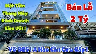 Vỡ nợ BĐS ! A Hào tất tay bán lỗ 2 tỷ nhà mặt tiền thang máy Quang Trung P8 Gò Vấp !