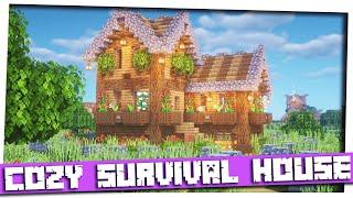 Minecraft - Cozy Survival House｜Minecraft Timelapse｜Base Inspiration & Ideas｜