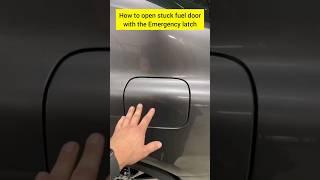 How to open Stuck fuel door #autoinfo